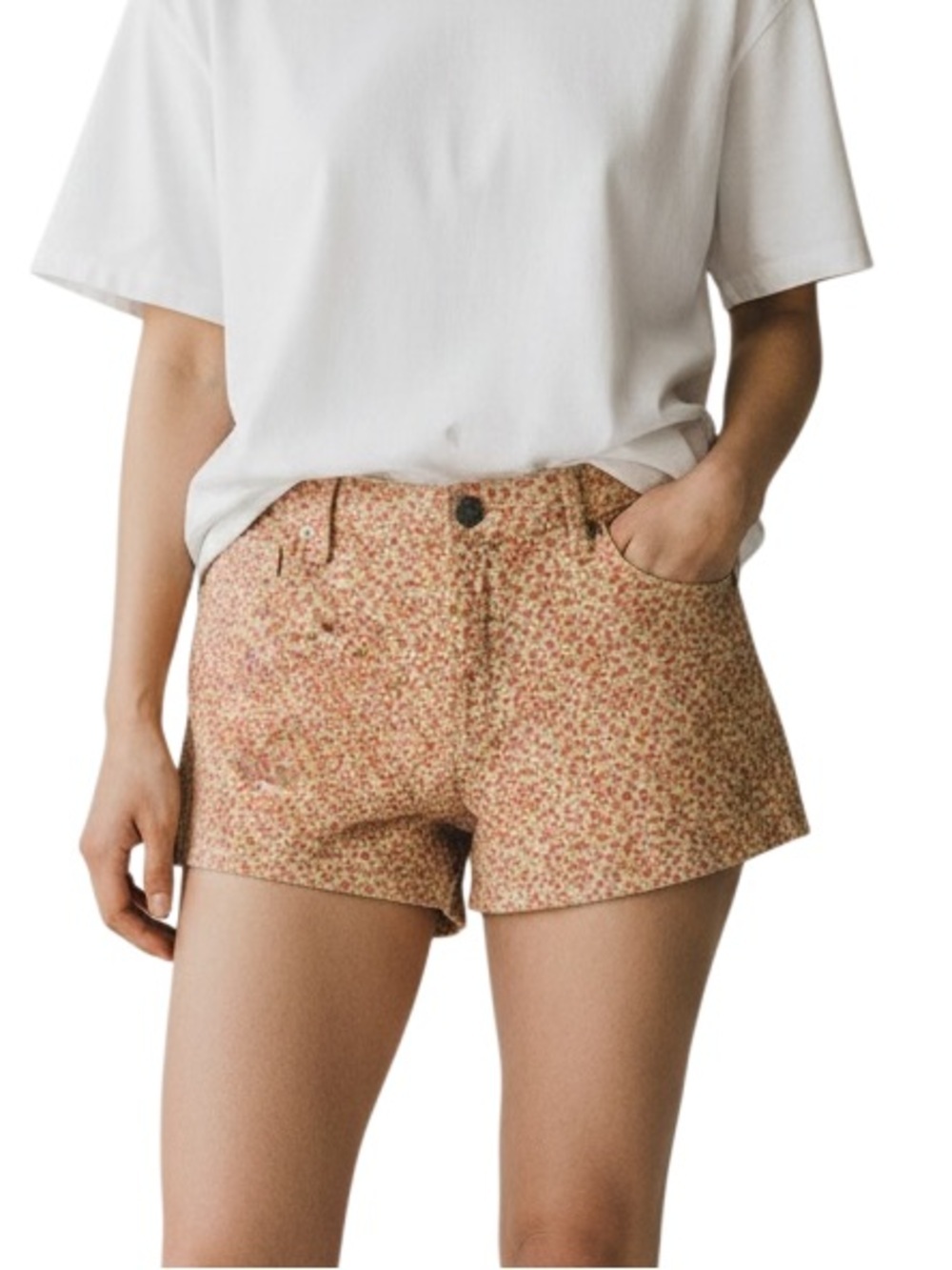 Ralph Lauren Denim & Supply Peach Floral Shorts
